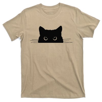 Pocket Black Cat Lover Gift T-Shirt