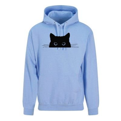 Pocket Black Cat Lover Gift Unisex Surf Hoodie