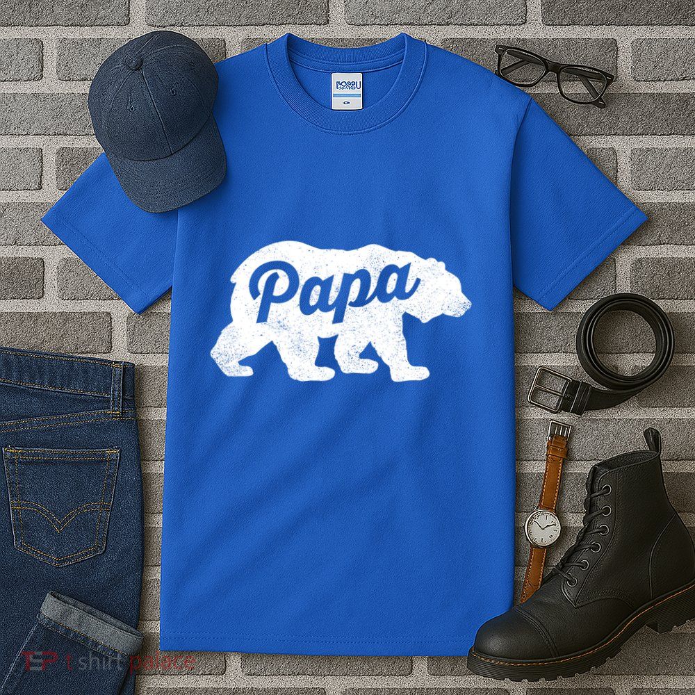 Papa Bear Cute Fathers Day Top Gift Tall T-Shirt