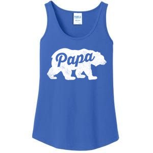 Papa Bear Cute Fathers Day Top Gift Ladies Essential Tank