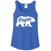 Papa Bear Cute Fathers Day Top Gift Ladies Essential Tank