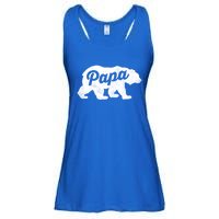 Papa Bear Cute Fathers Day Top Gift Ladies Essential Flowy Tank