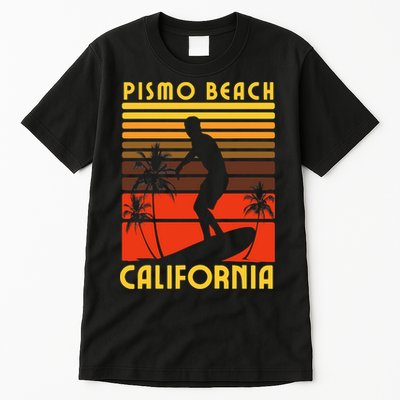 Pismo Beach California Surf Summer Vacation Vintage Tall T-Shirt