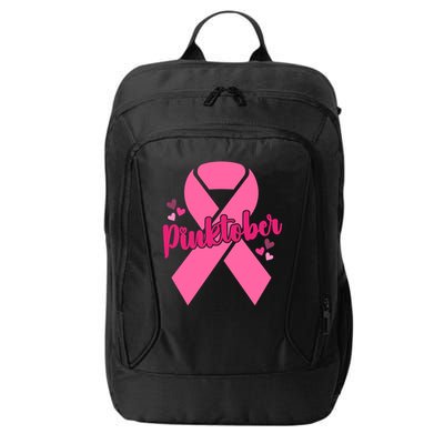 Pinktober Breast Cancer Awareness October City Backpack