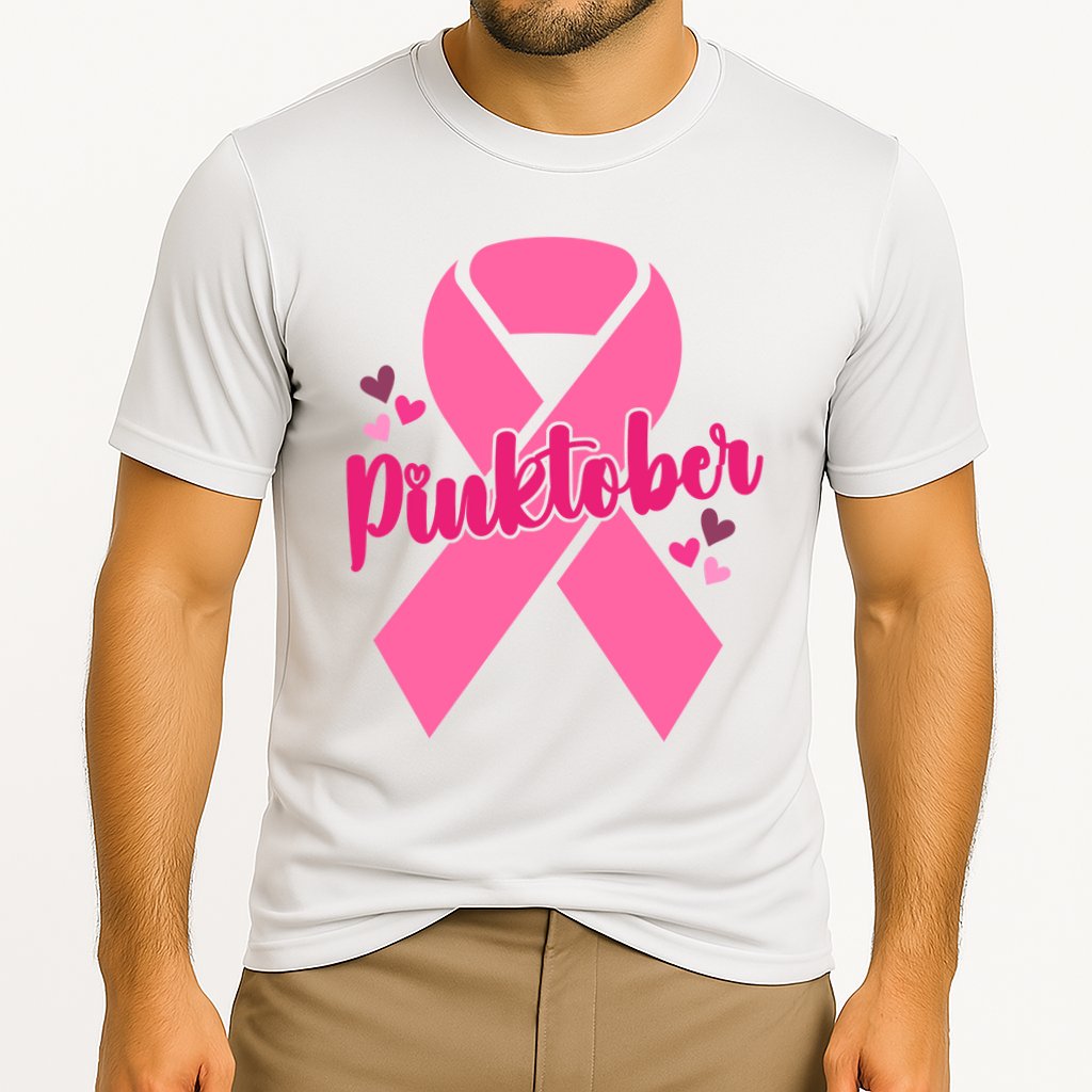 Pinktober Breast Cancer Awareness October Cooling Performance Crew T-Shirt