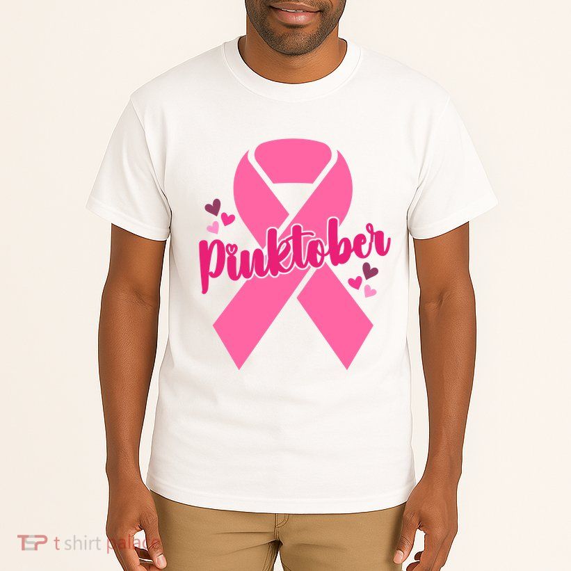 Pinktober Breast Cancer Awareness October Tall T-Shirt