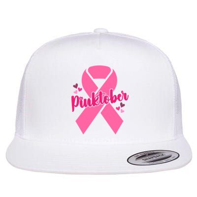 Pinktober Breast Cancer Awareness October Flatbill Hat