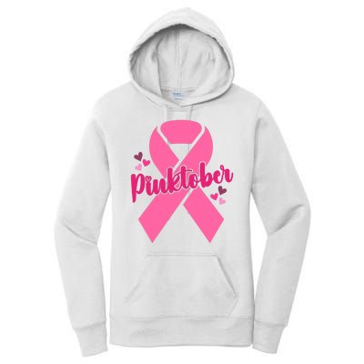 Pinktober Breast Cancer Awareness October Women's Pullover Hoodie