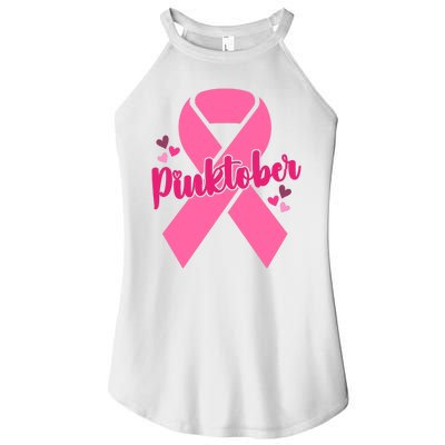 Pinktober Breast Cancer Awareness October Women’s Perfect Tri Rocker Tank