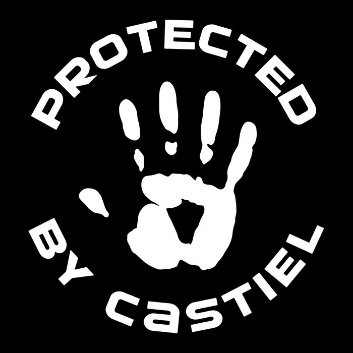 Protected By Castiel Supernatural Stripe Pom Pom Beanie