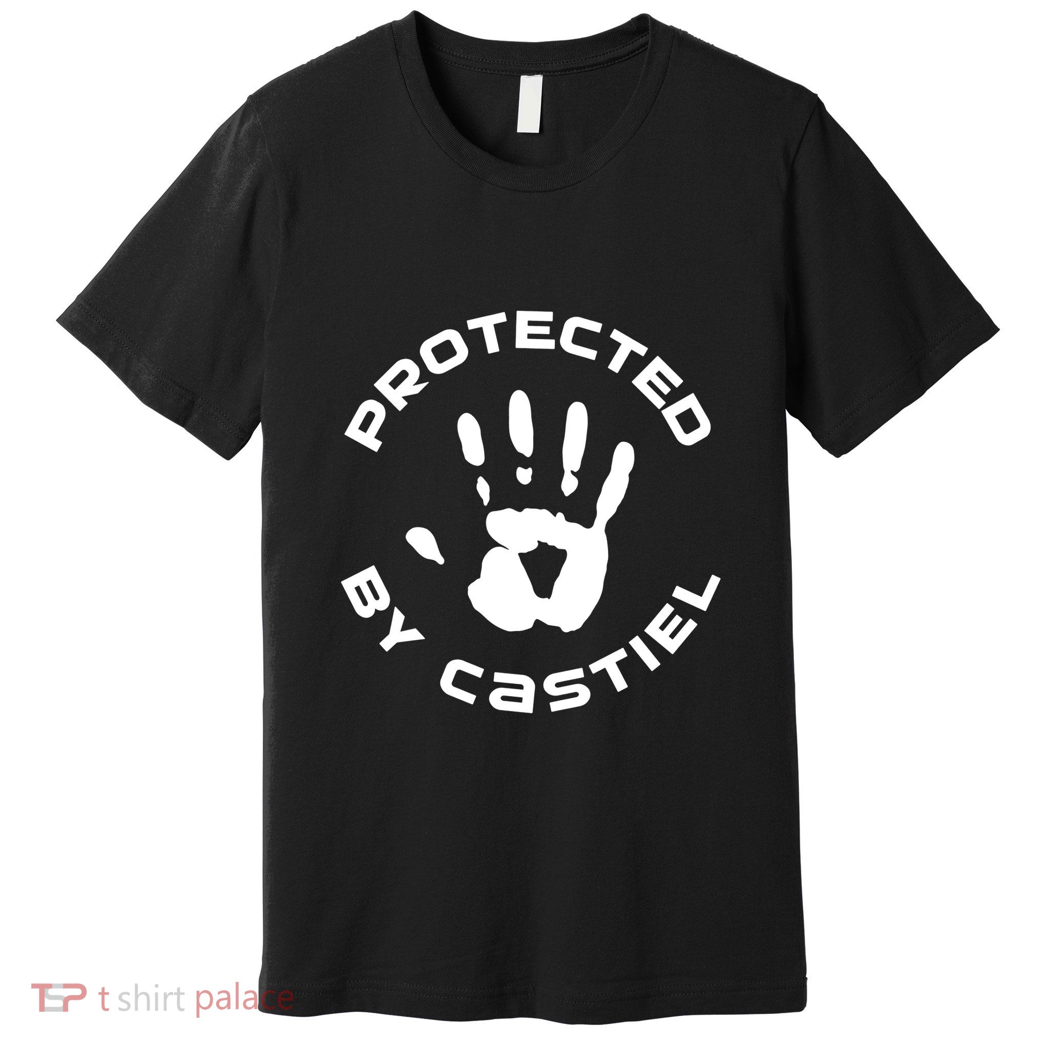 Protected By Castiel Supernatural Premium T-Shirt