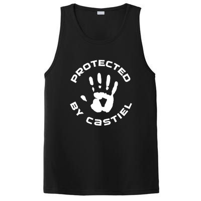 Protected By Castiel Supernatural PosiCharge Competitor Tank