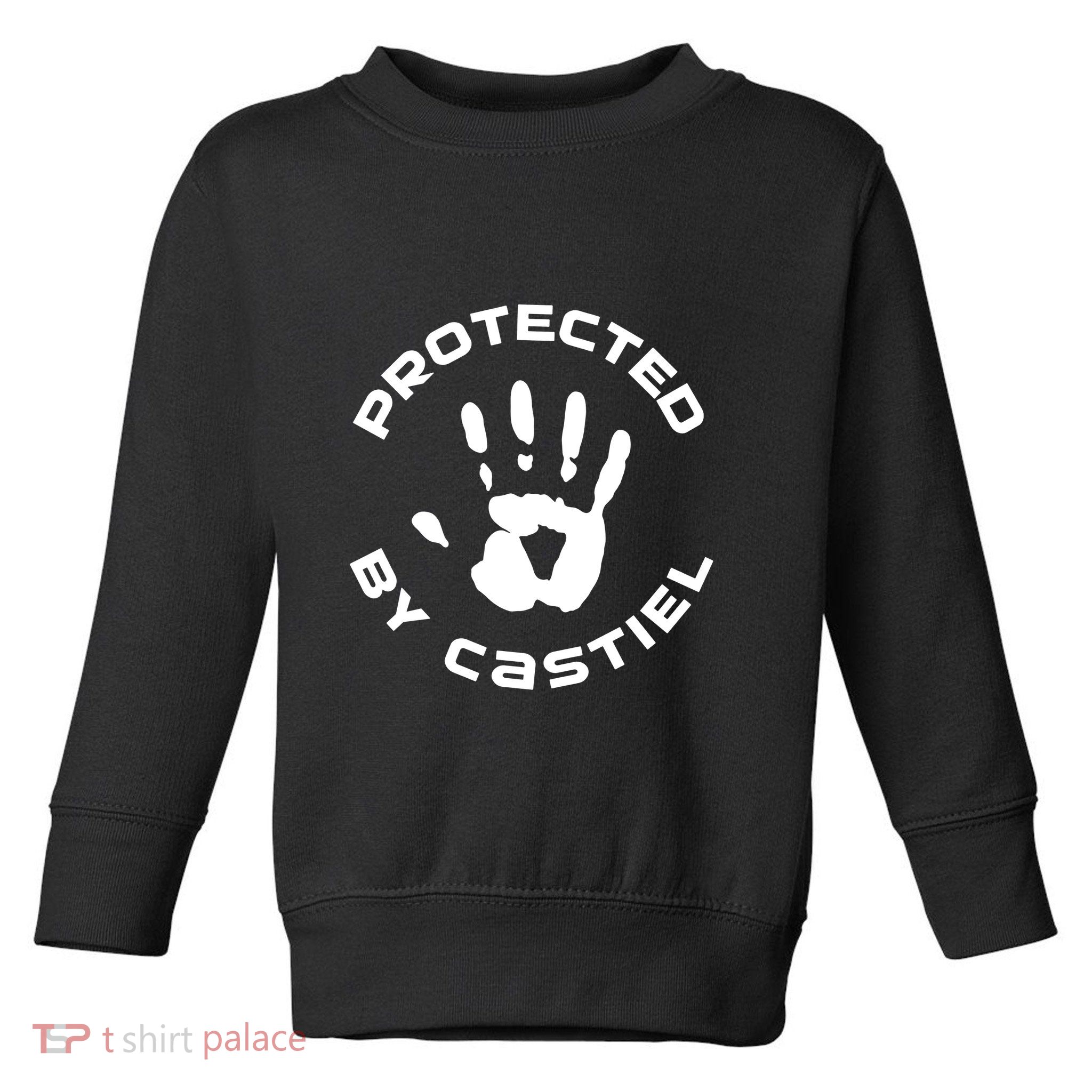 Protected By Castiel Supernatural Toddler Sweatshirt