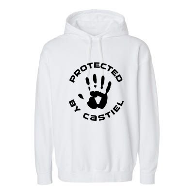 Protected By Castiel Supernatural Garment-Dyed Fleece Hoodie