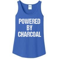 Powered By Charcoal Bbq Grill Barbecue Gift Ladies Essential Tank