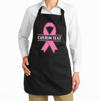 Personalize Breast Cancer Awareness Custom Text Apron