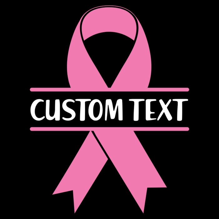 Personalize Breast Cancer Awareness Custom Text Apron