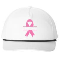 Personalize Breast Cancer Awareness Custom Text Snapback Five-Panel Rope Hat