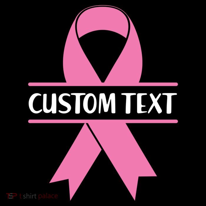Personalize Breast Cancer Awareness Custom Text Womens T-Shirt