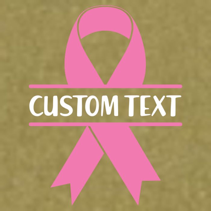 Personalize Breast Cancer Awareness Custom Text Garment-Dyed Women's Muscle Tee