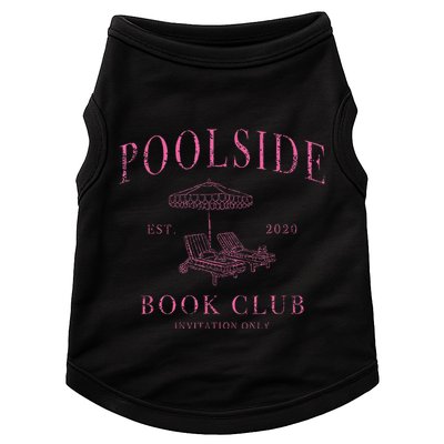 Poolside Book Club Relaxing Design Doggie Tank