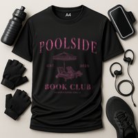 Poolside Book Club Relaxing Design Cooling Performance Crew T-Shirt