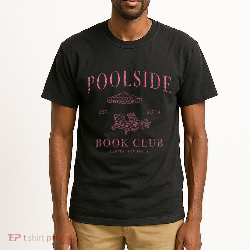 Poolside Book Club Relaxing Design Tall T-Shirt