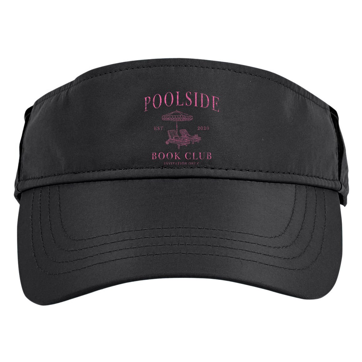 Poolside Book Club Relaxing Design Adult Drive Performance Visor