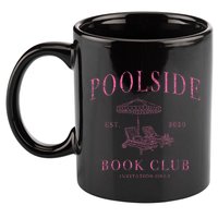 Poolside Book Club Relaxing Design 11oz C Handle Ceramic Mug