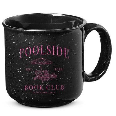Poolside Book Club Relaxing Design 15oz Campfire Ceramic Mug