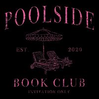 Poolside Book Club Relaxing Design Drawstring Bag