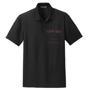 Poolside Book Club Relaxing Design Dry Zone Grid Polo