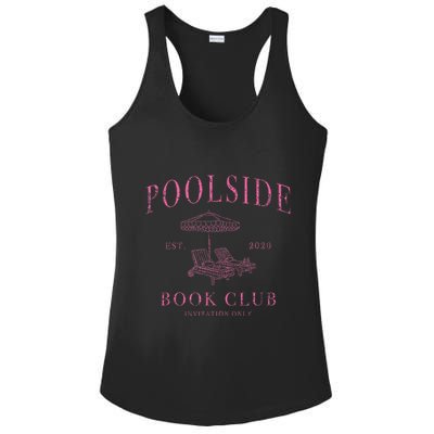 Poolside Book Club Relaxing Design Ladies PosiCharge Competitor Racerback Tank