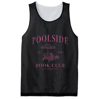 Poolside Book Club Relaxing Design Mesh Reversible Basketball Jersey Tank
