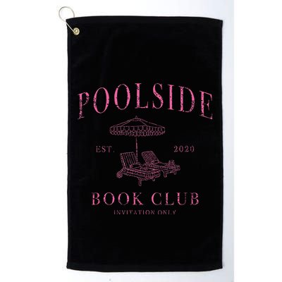 Poolside Book Club Relaxing Design Golf Towel