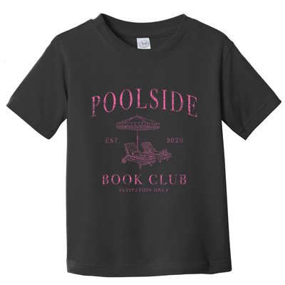 Poolside Book Club Relaxing Design Toddler T-Shirt