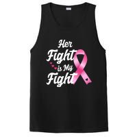 Pink Breast Cancer Awareness  Month Her Fight Is My Fight PosiCharge Competitor Tank