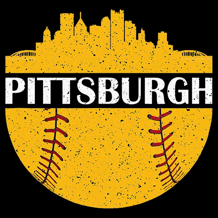 Pittsburgh Baseball Cityscape Distressed Novelty Pirate 16 in Basic Backpack