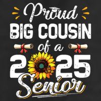 Proud Big Cousin Of A Class Of 2025 Senior Graduation 2025 Golf Towel