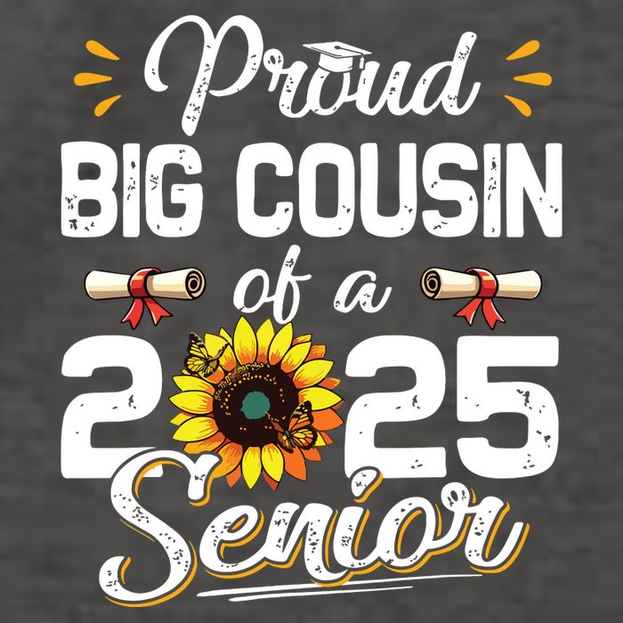 Proud Big Cousin Of A Class Of 2025 Senior Graduation 2025 Vector Backpack