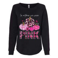 Pumpkin Breast Cancer Awareness Womens California Wash Sweatshirt