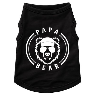 Papa Bear Cool Gift Doggie Tank