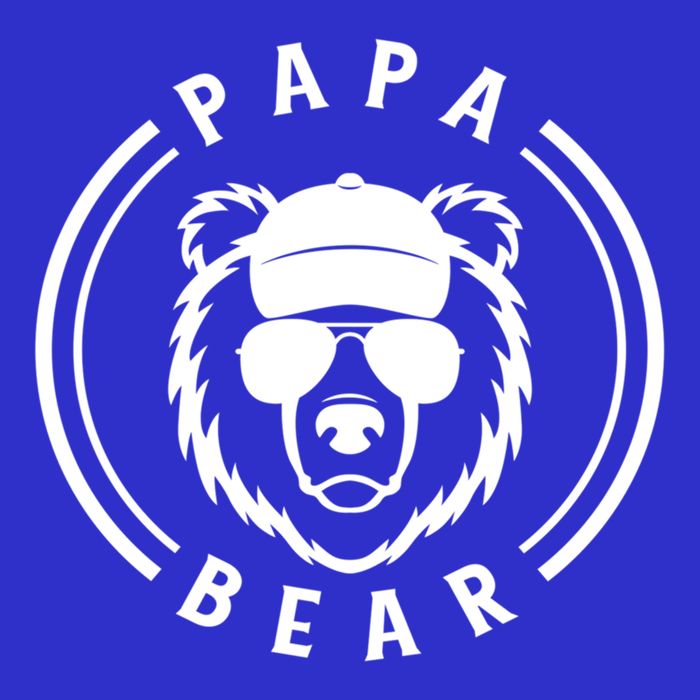 Papa Bear Cool Gift Bag