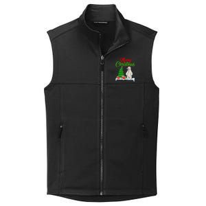 Polar Bear Christmas Tree Lights Funny Xmas Polar Bear Lover Collective Smooth Fleece Vest