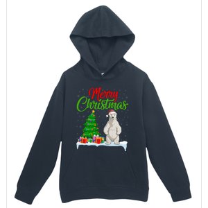 Polar Bear Christmas Tree Lights Funny Xmas Polar Bear Lover Urban Pullover Hoodie