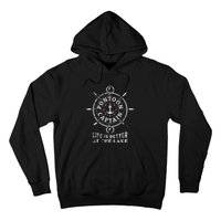 Pontoon Boat Captain Lake Boating Pontooning Hoodie