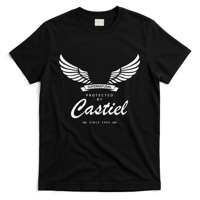 Protected By Castiel Supernatural T-Shirt