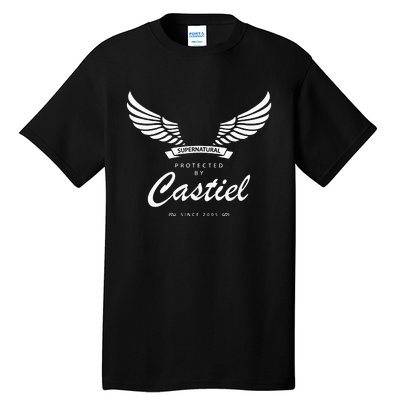 Protected By Castiel Supernatural Tall T-Shirt