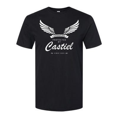 Protected By Castiel Supernatural Softstyle CVC T-Shirt