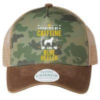 Powered By Caffeine And Blue Heeler Dog Lovers Legacy Tie Dye Trucker Hat
